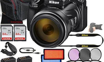 “Capture Life’s Brilliance: Nikon P1000 Point and Shoot Camera Bundle”
