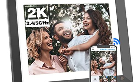“Share Precious Memories: 2K WiFi Photo Frame – Ultra-Clear Display!”
