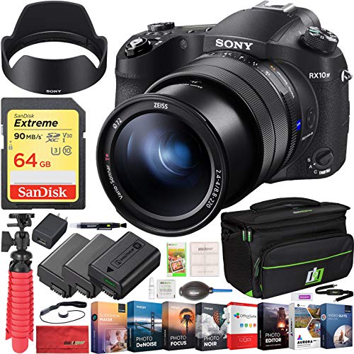 Capture the World: Sony RX10 IV Cyber-Shot 20.1MP Camera with 24-600mm Zoom Lens Bundle