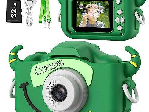 “Exciting Goopow Kids Camera: Perfect Gift for Boys 3-8 – Includes 32G SD Card!”