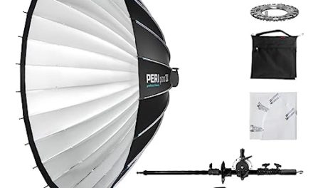 “Ultra-Fast Setup: Fomex PERI 200 Parabolic Softbox – Perfect for Photography & Led Video Lighting!”