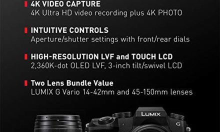 Capture Moments with Panasonic Lumix G7 4K Mirrorless Camera Bundle