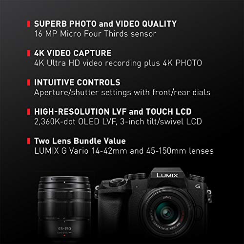 Capture Moments with Panasonic Lumix G7 4K Mirrorless Camera Bundle