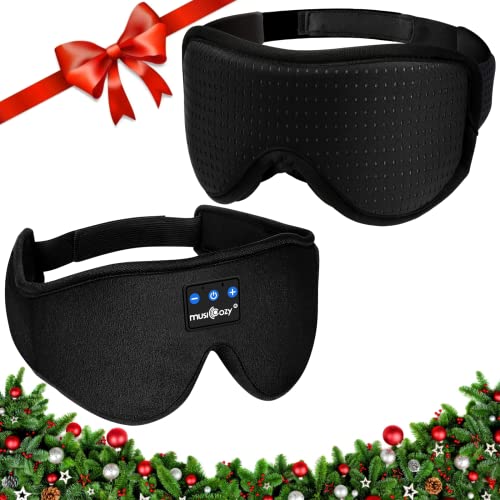 Sleep Bliss: Bluetooth Headband & Eye Mask Combo for Side Sleepers – Ultimate Gift!