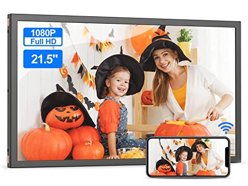 Share Your Memories: 21.5″ Dual-WiFi Frame, Full HD Display