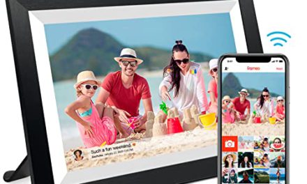 Instantly share moments on FRAMEO 10.1″ Smart Photo Frame