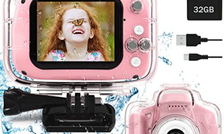 Capture Unforgettable Moments: 32GB HD Waterproof Camera for Kids 3-12, Perfect Birthday Gift