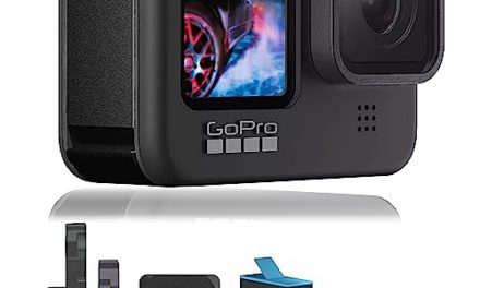 “Capture Life’s Thrills: GoPro HERO9 Black – Waterproof Action Camera with Front LCD, Ultra HD Video, and Stabilization”