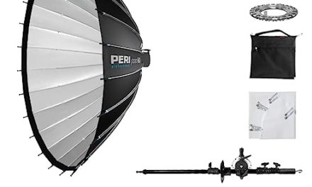 Portable Parabolic Softbox: Fast Install, Perfect for LED Video Lighting