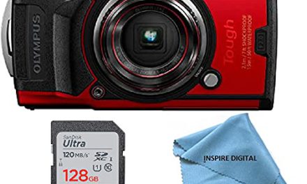 Capture the Adventure: Olympus Tough TG-6 Waterproof Camera, Red Bundle