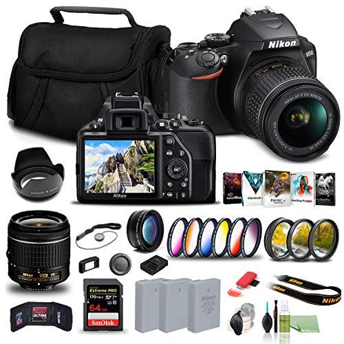 Capture stunning moments with Nikon D3500 DSLR Camera Bundle
