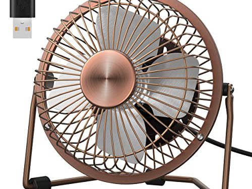 “Whisper-Quiet Mini Fan: Refresh Any Space with 360° Cooling”