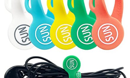 Organize and declutter with SUNFICON Magnetic Cable Organizers