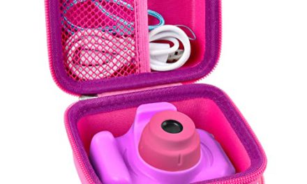 Kid-friendly Camera Case with Red Zipper