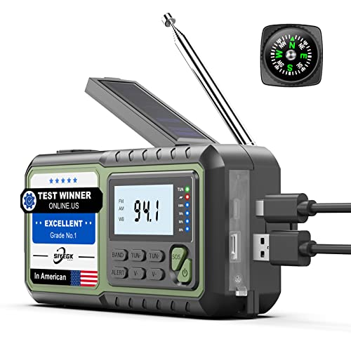 Emergency Weather Radio: Power Bank with Flashlights