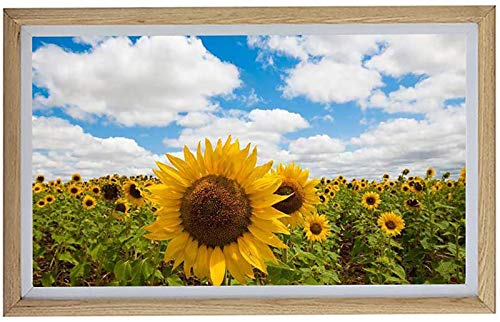 Share Memories Instantly with Wooden Touch Screen Photo Frame