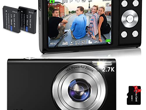Capture Life’s Moments with 2.7K Auto Focus Vlogging Camera