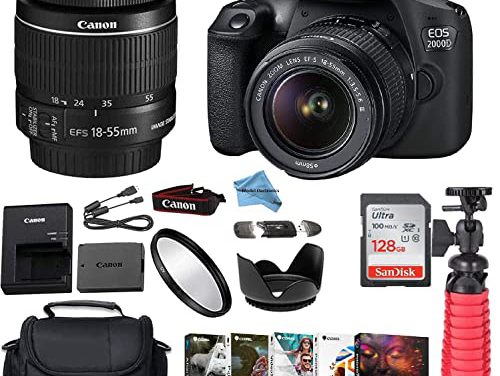 Capture the Moment: Renewed EOS Rebel 2000d Camera Bundle