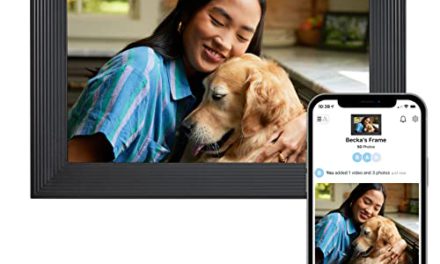 Ultimate WiFi Picture Frame: Gift, Share, Store!
