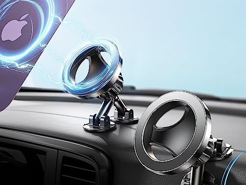 “LISEN 2-Pack: Powerful Magnetic Car Mount for iPhone. Hands-Free & Secure!”