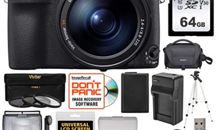 “Capture Life in 4K: Sony Cyber-Shot DSC-RX10 IV Camera Bundle”