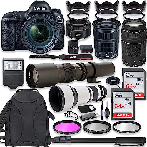 Capture Stunning Moments with Canon EOS 5D Mark IV DSLR Camera Bundle
