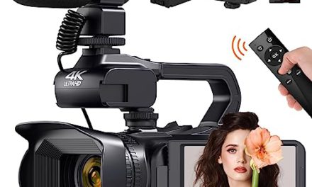 Powerful 4K Camcorder: Capture, Share, and Connect!