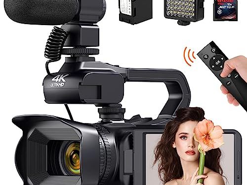 Powerful 4K Camcorder: Capture, Share, and Connect!