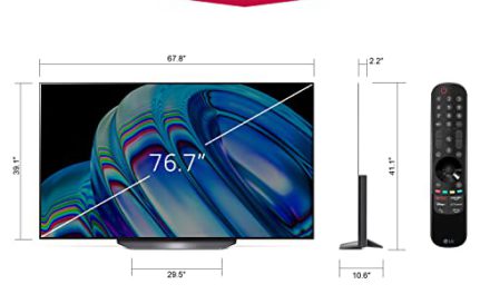 “Unleash the Power: LG 77″ OLED Smart TV 2022 – AI 4K, Alexa”