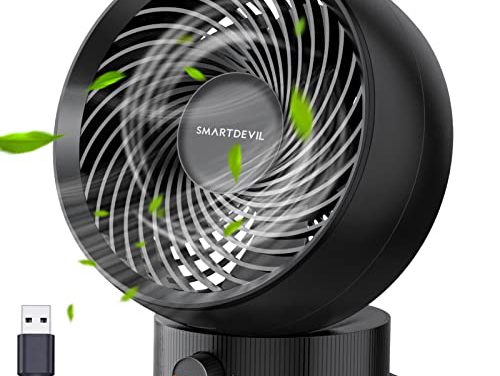 Powerful USB Desk Fan – Cool and Quiet Mini Fan for Home Office