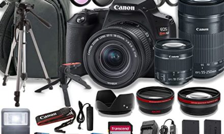 Capture Unforgettable Moments: Canon Rebel SL3 DSLR Camera Bundle