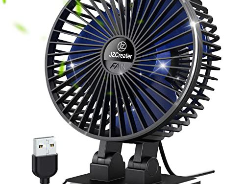 Powerful USB Desk Fan – Portable, Silent, and Fast Cooling