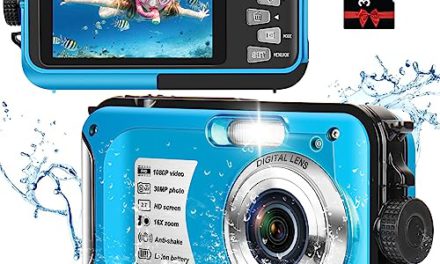 Capture Memories with Waterproof 30MP Camera