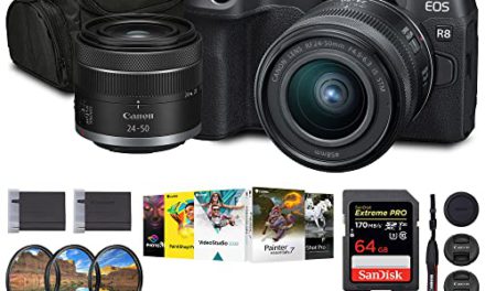 “Capture Life’s Moments: Canon EOS R8 Mirrorless Camera Bundle”