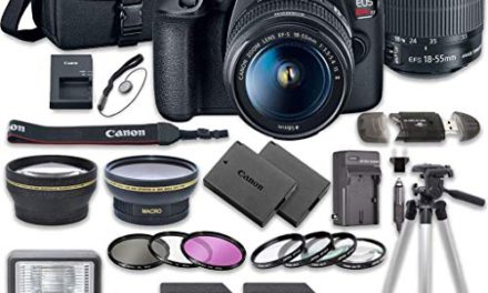 Capture the Moment: Canon T7 DSLR Bundle + Bonus Memory Cards & Accessories