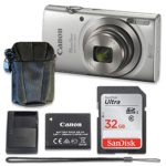 Capture Memories: Canon PowerShot ELPH 180 Camera – Silver + 32GB Memory + Case