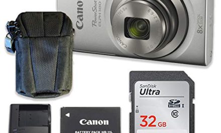Capture Memories: Canon PowerShot ELPH 180 Camera – Silver + 32GB Memory + Case