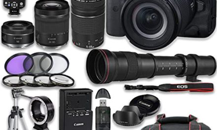 Ultimate Canon EOS R5 Camera Kit: Powerful Lens Bundle, Memory Card, Flash, Tripod & More