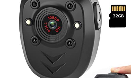 Capture Every Moment: Iseason Mini Body Cam – HD1080P, Night Vision, 32GB Memory Card