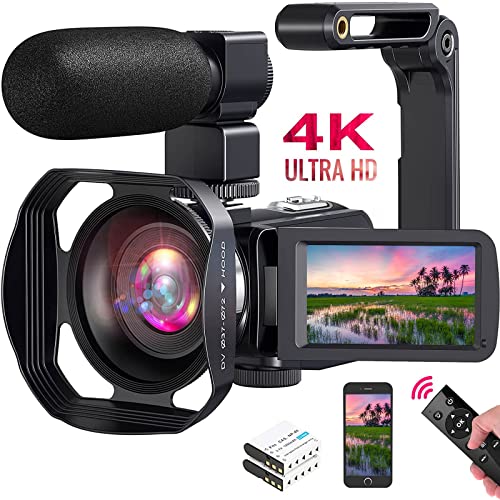 High-Quality 4K Camcorder: Capture, Share, Connect!