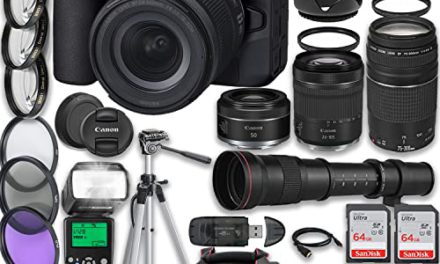 Capture Moments Like Never Before: Canon EOS R6 Mark II Mirrorless Camera Bundle