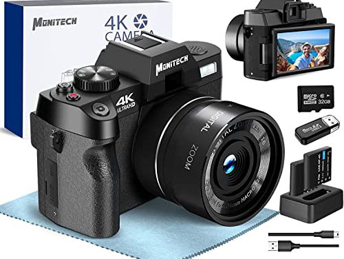 Capture Stunning Moments with Monitech’s 4K Vlogging Camera