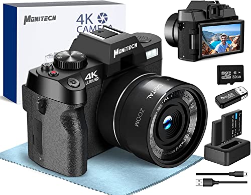 Capture Stunning Moments with Monitech’s 4K Vlogging Camera