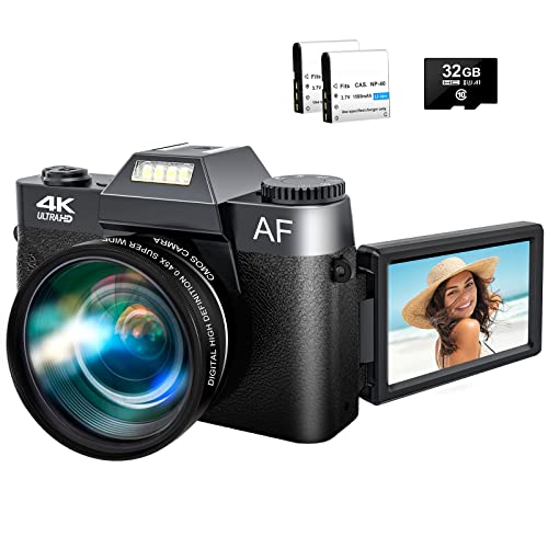 Capture Stunning 4K Vlogs with 48MP Camera