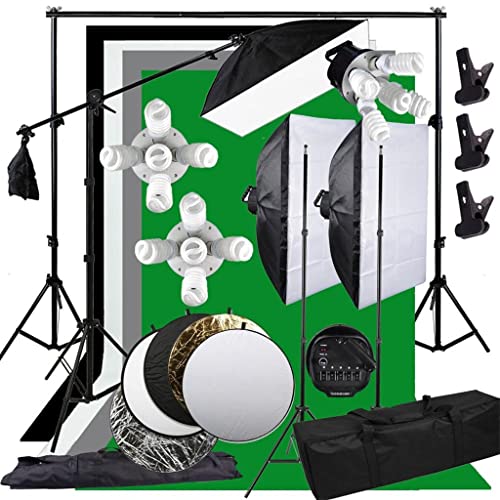 Ultimate Photography Studio Kit: Softbox, Boom Arm, Backdrop, Light Stand