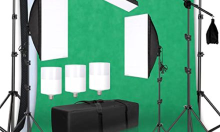 Create Stunning Photos with DSFEOIGY Studio Lighting Kit and Backdrop