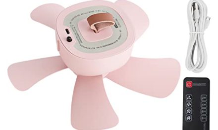Portable USB Mini Ceiling Fan – Remote Control, Camping Fan