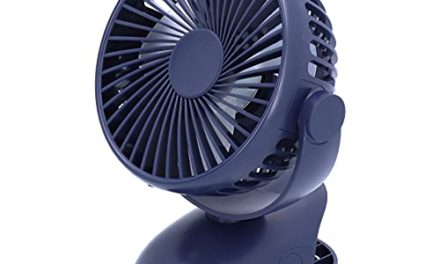 Powerful Portable USB Clip Fan for Cool and Quiet Desktop Comfort