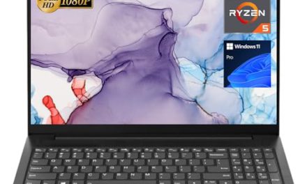Powerful Lenovo V15 Laptop: High-Performance Ryzen 5, 16GB RAM, 1TB SSD