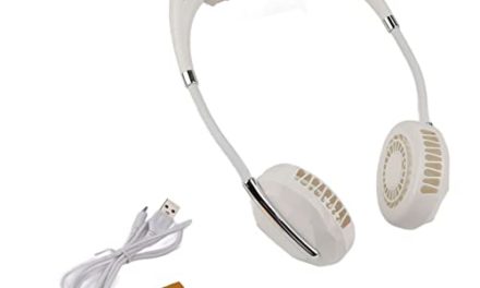 Compact Bladeless Neck Fan, Rejuvenating Breeze On-The-Go